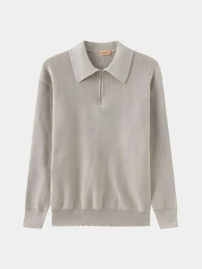 Essential Half Zip Sweater - Cross & Crown - Cross & Crown
