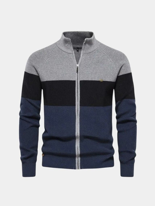 Essential Knit Zipper Sweater - Cross & Crown - Cross & Crown