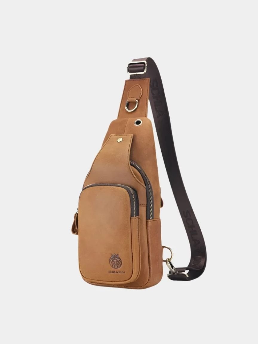 Essential Leather Shoulderbag - Cross & Crown - Cross & Crown