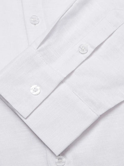 Essential Linen Casual Shirt - Cross & Crown - Cross & Crown