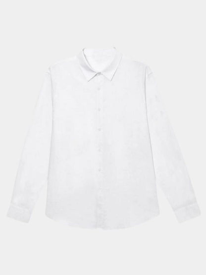 Essential Linen Casual Shirt - Cross & Crown - Cross & Crown