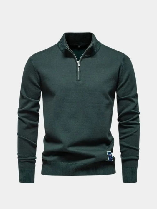 Essential Quarter - Zip Jumper Sweater - Cross & Crown - Cross & Crown
