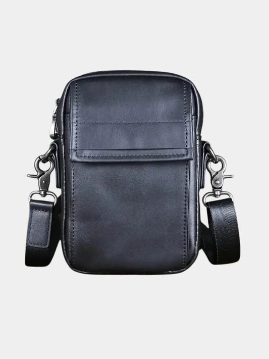 Essential Small Leather Shoulder Bag - Cross & Crown - Cross & Crown