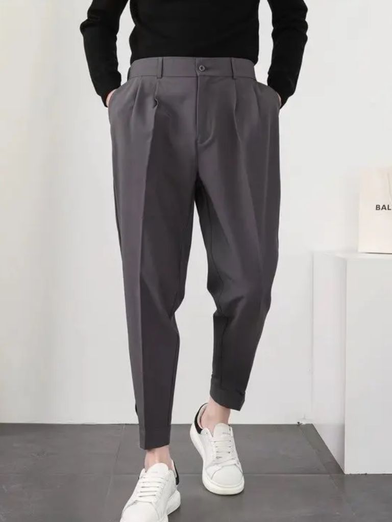 Essential Tailored Trousers - Cross & Crown - Cross & Crown