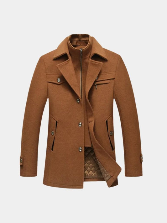 Essential Wool Blend Coat - Cross & Crown - Cross & Crown