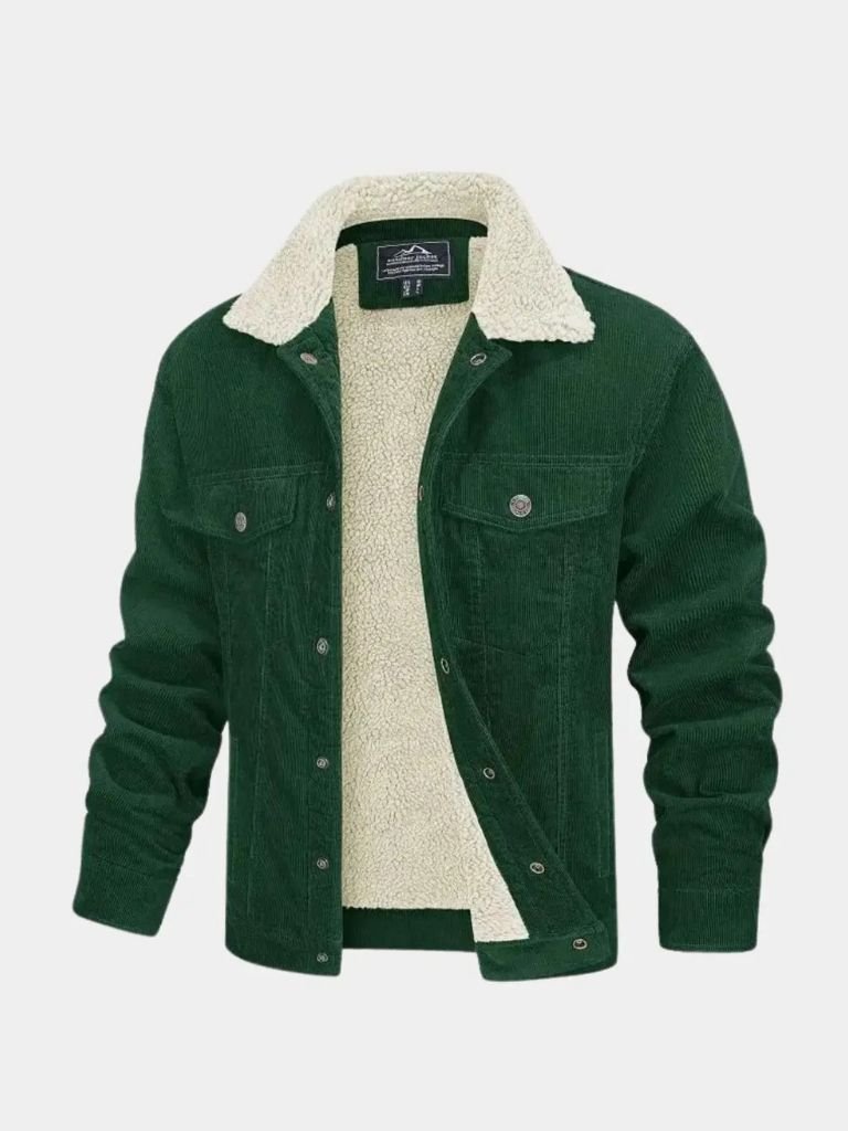 Heritage Corduroy Sherpa Jacket - Cross & Crown - Cross & Crown