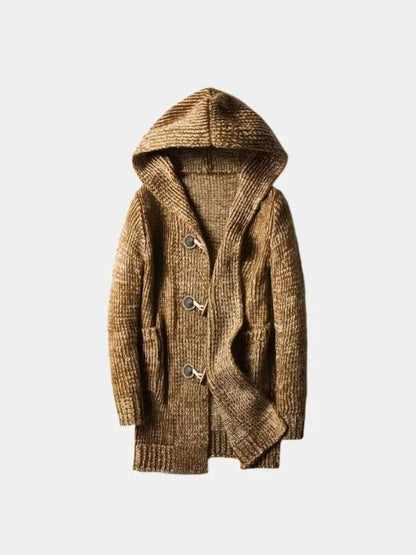 Himalaya Knit Hooded Jacket - Cross & Crown - Cross & Crown