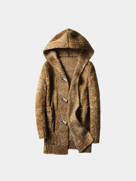 Himalaya Knit Hooded Jacket - Cross & Crown - Cross & Crown