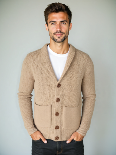 Sophisticated Winter Cardigan - Cross & Crown