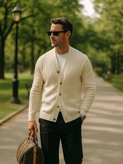 Knit Casual Cardigan - Cross & Crown - Cross & Crown