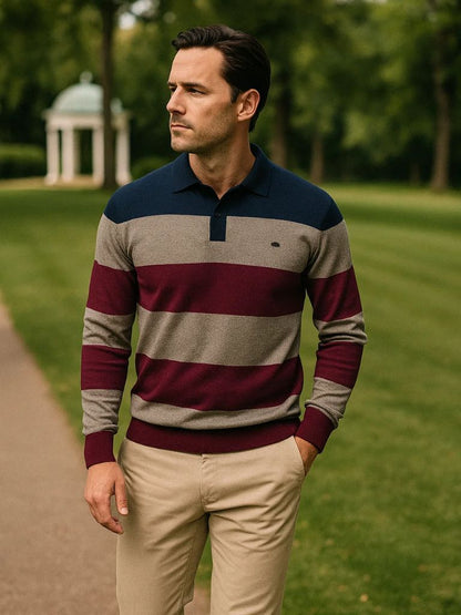 Knit Color Half Zip Knitwear - Cross & Crown - Cross & Crown
