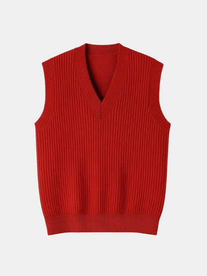 Knit Vest Waistcoat - Cross & Crown - Cross & Crown