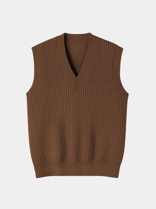 Knit Vest Waistcoat - Cross & Crown - Cross & Crown