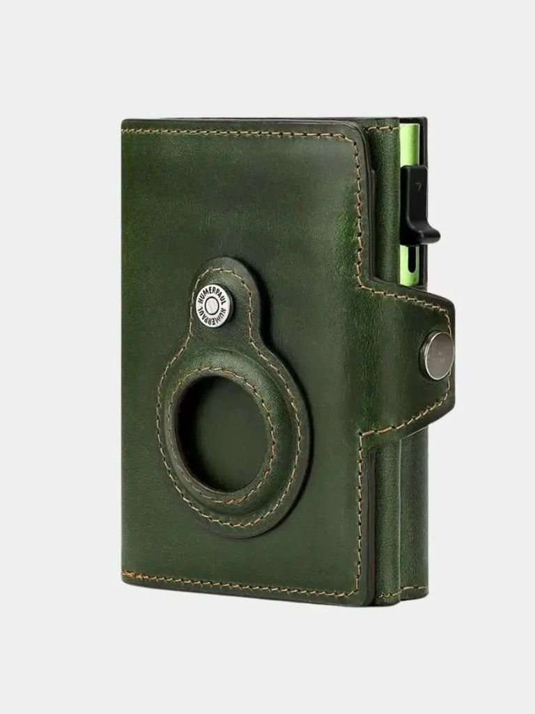 Leather Magnet Wallet Anti - Scam - Cross & Crown - Cross & Crown