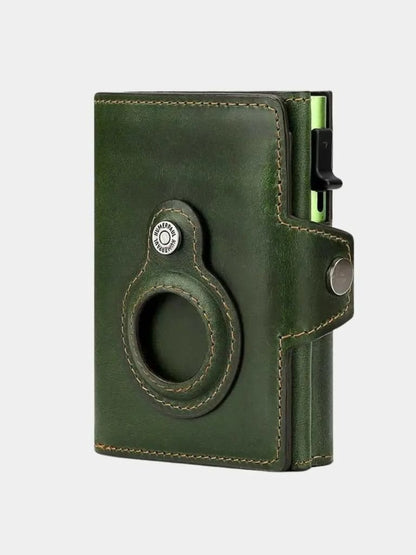 Leather Magnet Wallet Anti - Scam - Cross & Crown - Cross & Crown