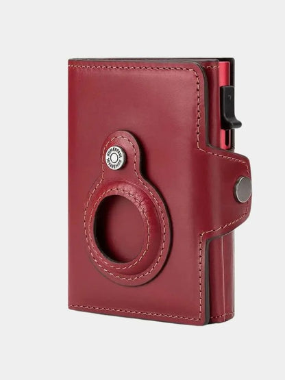 Leather Magnet Wallet Anti - Scam - Cross & Crown - Cross & Crown