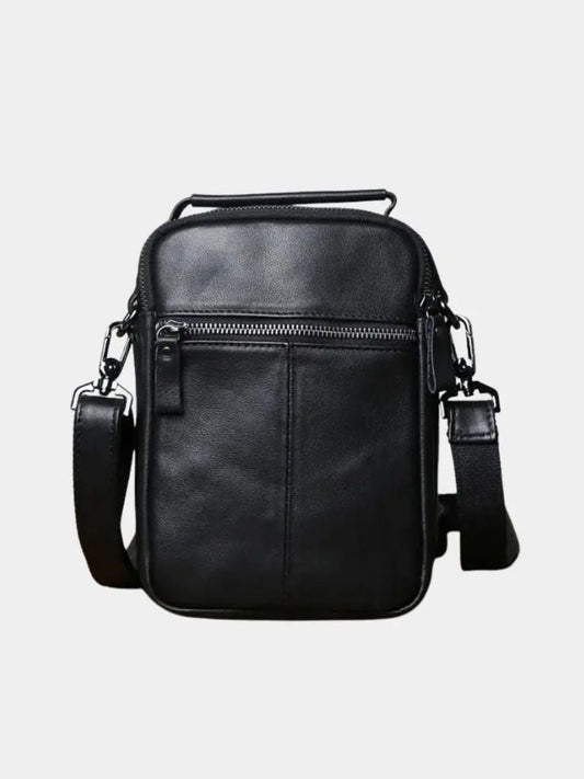 Leather Men's Shoulder Bag - Cross & Crown - Cross & Crown