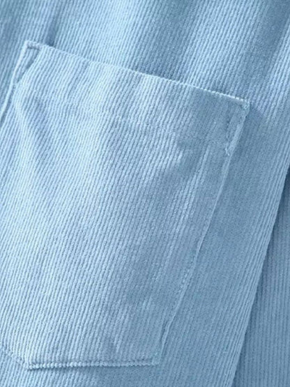 Linen Classic Blue Shirt - Cross & Crown - Cross & Crown