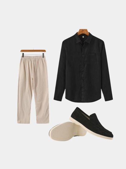 Linen Noire Set - Cross & Crown - Cross & Crown