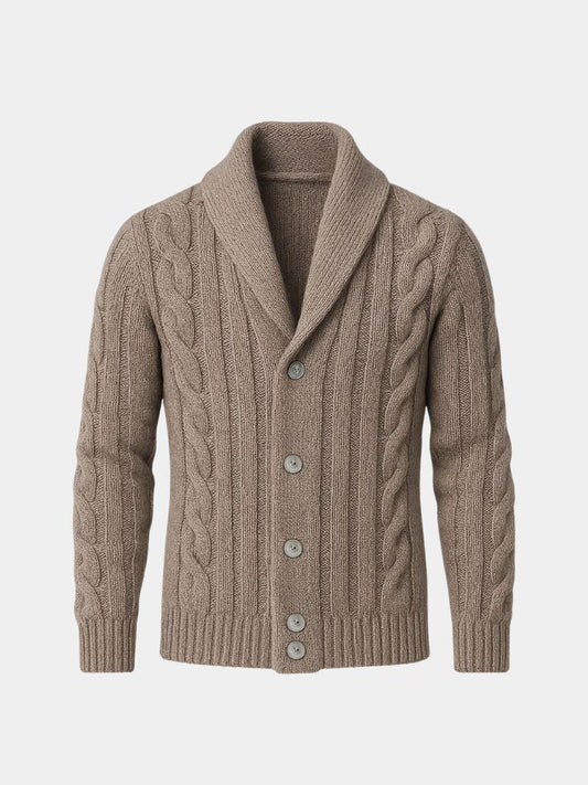 Men's Knitted Cardigan - Cross & Crown - Cross & Crown
