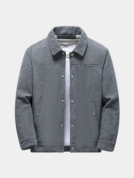 Minimalist Corduroy Sherpa Jacket - Cross & Crown - Cross & Crown