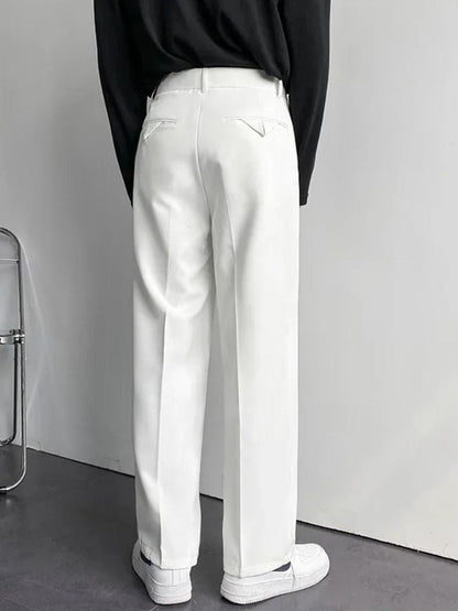 Minimalist Old Money Trousers - Cross & Crown - Cross & Crown