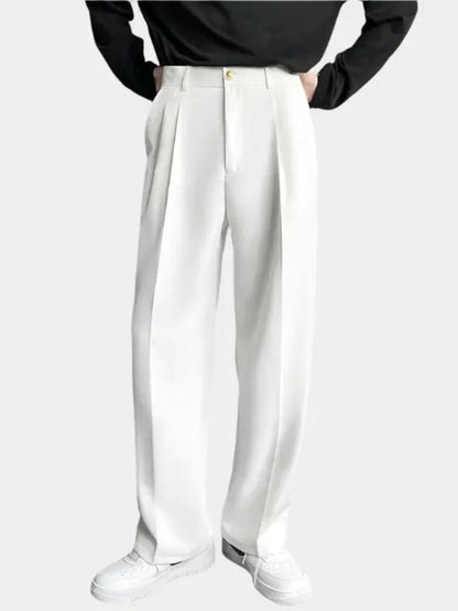 Minimalist Old Money Trousers - Cross & Crown - Cross & Crown