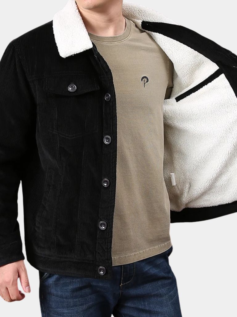 Minimalist Vintage Corduroy Jacket - Cross & Crown - Cross & Crown