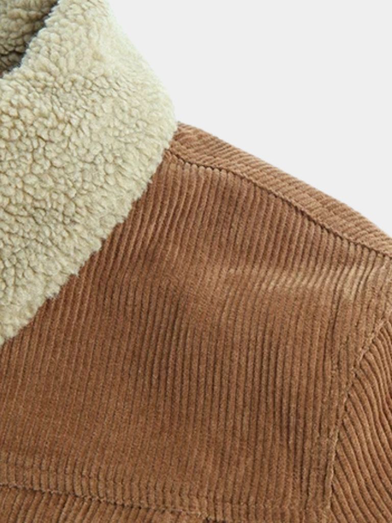 Minimalist Vintage Corduroy Jacket - Cross & Crown - Cross & Crown