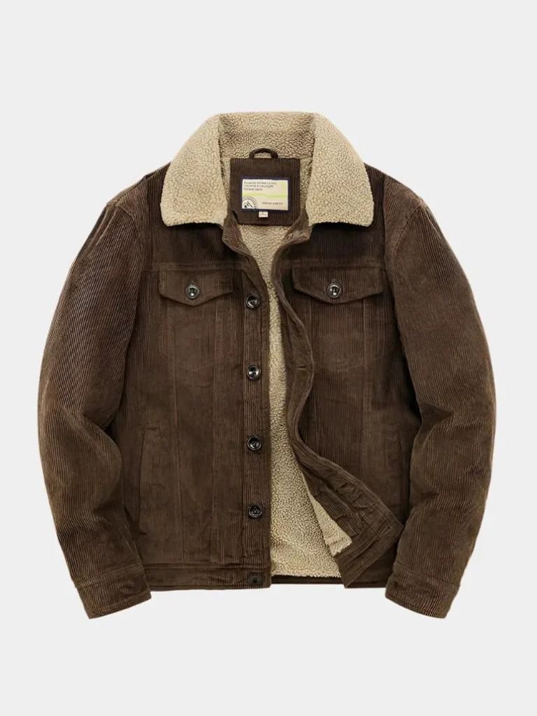 Minimalist Vintage Corduroy Jacket - Cross & Crown - Cross & Crown