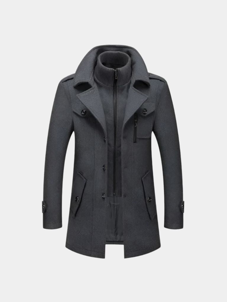 Old Money Two - Piece Winter Coat - Cross & Crown - Cross & Crown