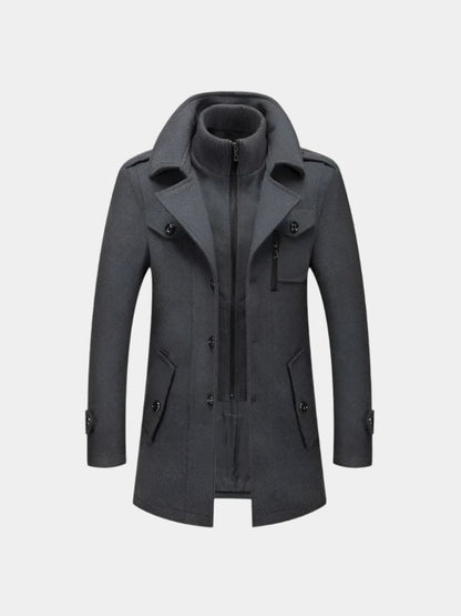 Old Money Two - Piece Winter Coat - Cross & Crown - Cross & Crown