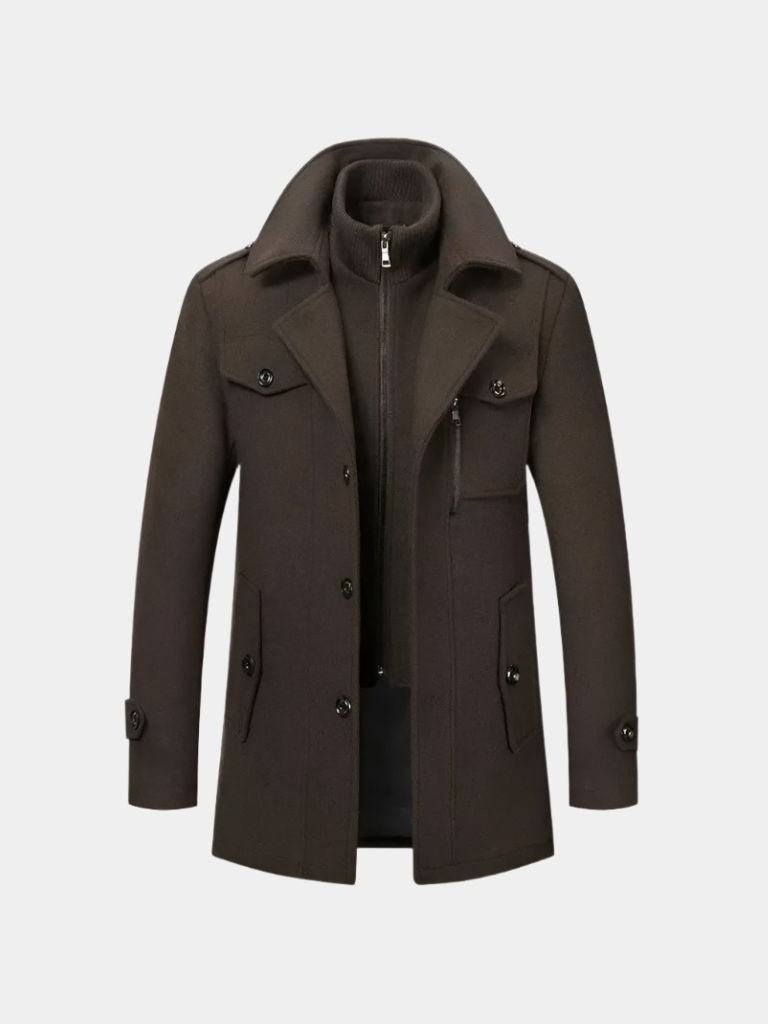 Old Money Two - Piece Winter Coat - Cross & Crown - Cross & Crown