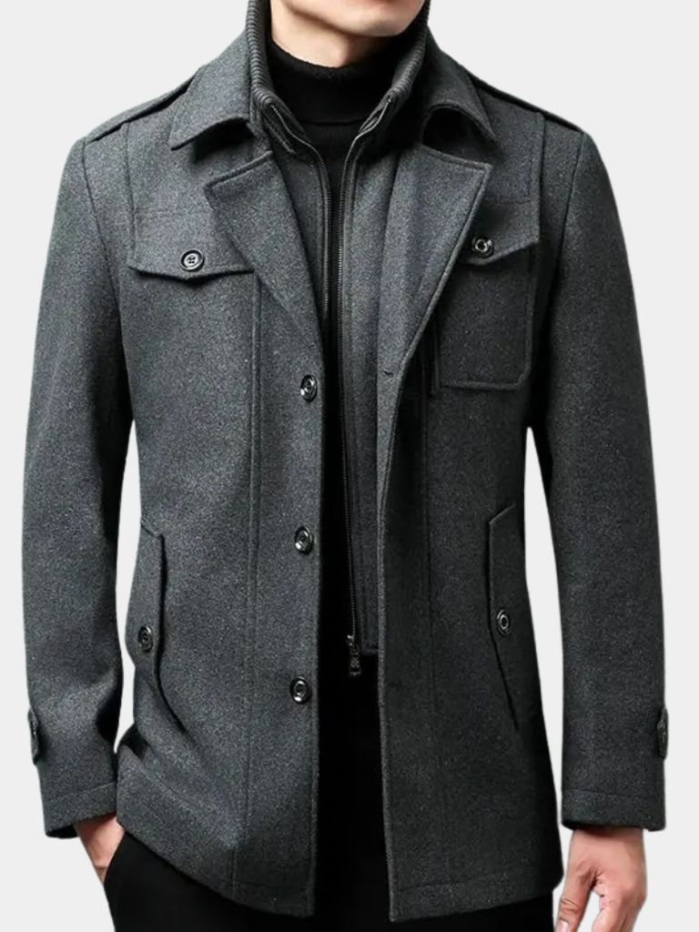 Old Money Two - Piece Winter Coat - Cross & Crown - Cross & Crown