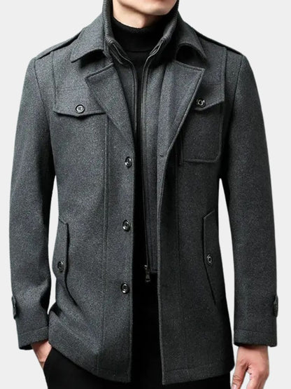 Old Money Two - Piece Winter Coat - Cross & Crown - Cross & Crown