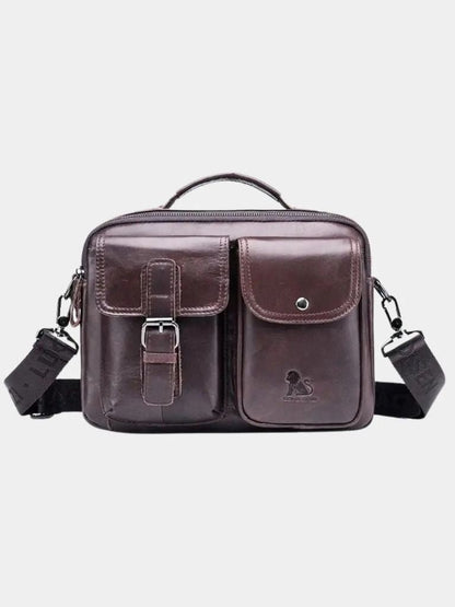Retro Leather Square Shoulder Bag - Cross & Crown - Cross & Crown