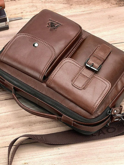 Retro Leather Square Shoulder Bag - Cross & Crown - Cross & Crown
