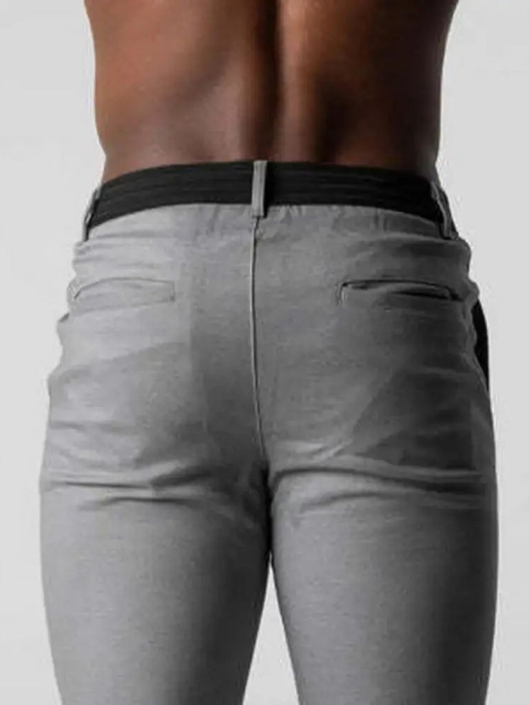 Stretchy Slim Trousers - Cross & Crown - Cross & Crown