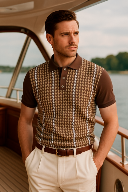 Polo estetica Old Money - <tc>Cross & Crown</tc>
