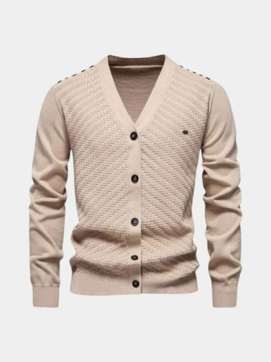 V Neck Knitwear Cardigan - Cross & Crown - Cross & Crown