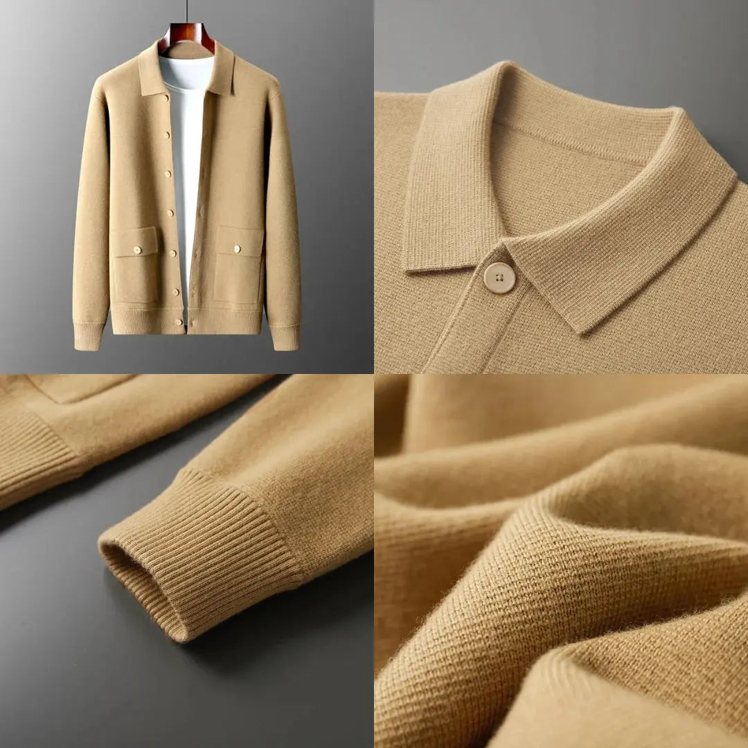 Essential Cashmere Jacket - Cross & Crown Cross Crown