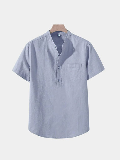 White Wellspring Linen Shirt – Cross & Crown - Cross & Crown