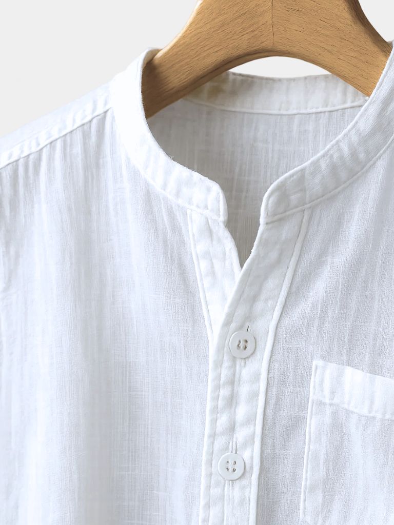 White Wellspring Linen Shirt – Cross & Crown - Cross & Crown