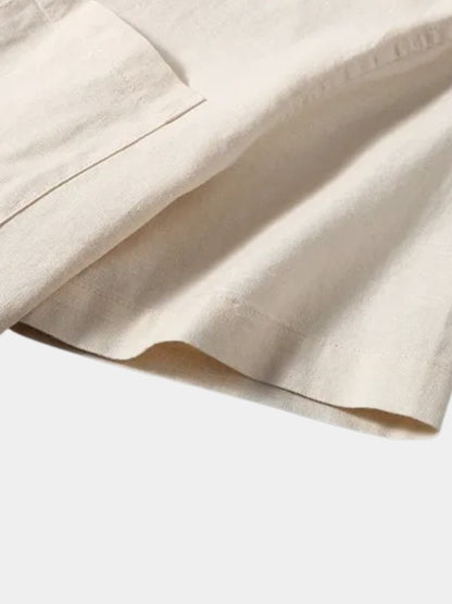 White Wellspring Linen T-Shirt – Cross & Crown - Cross & Crown