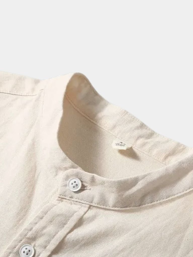 White Wellspring Linen T-Shirt – Cross & Crown - Cross & Crown